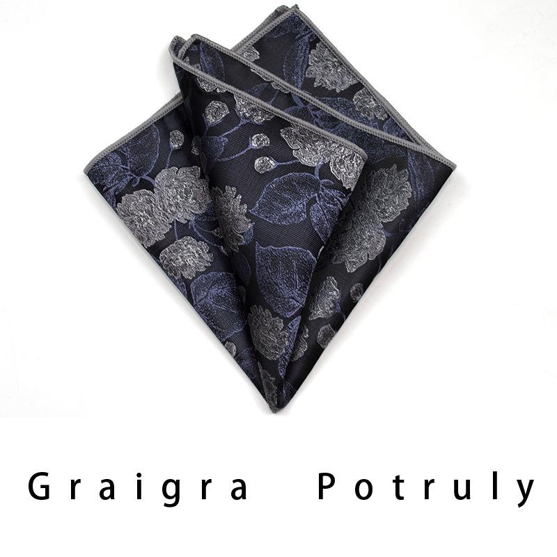 Men'S Formal Business Tie 8Cm Trend Ethnic Style Guochao Chinese Style Bow Tie Pocket Towel Set Retro Coffee