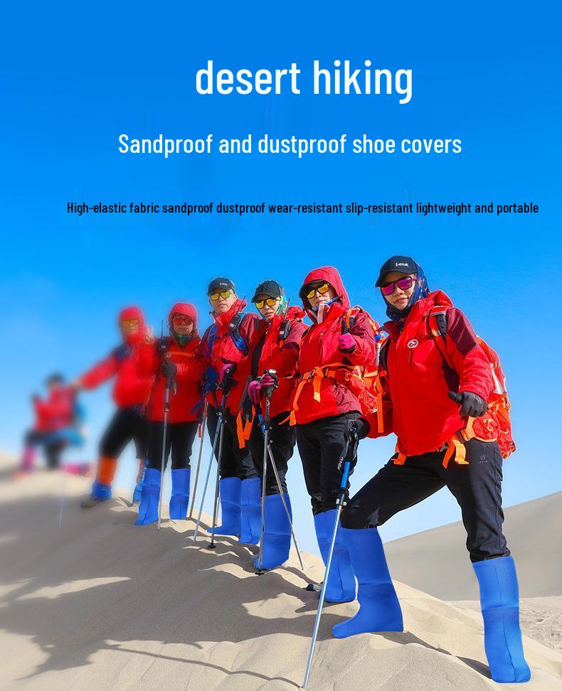 Northwest China Children's Elastic Sandproof Shoe Covers for Outdoor Desert Hiking & Trail Running - Parent-Child Style