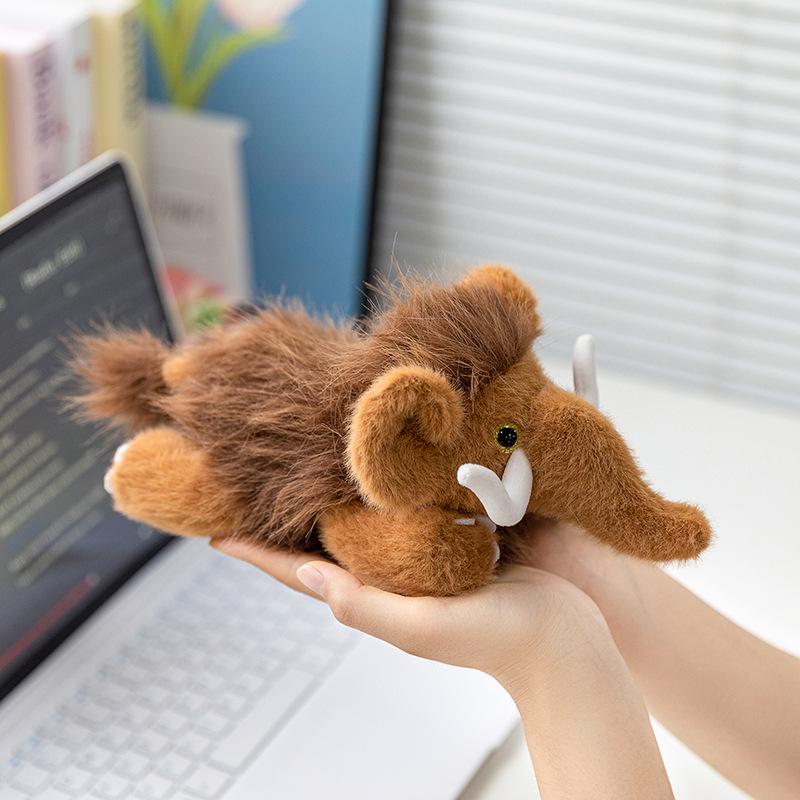 

Mammoth Plush Stuffed Animal Doll: Birthday Gift & Desktop Ornament 24cm 0.15kg