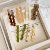 2Pcs/Set Simple Retro Wave Shaped Acetic Bangs Hairpins Sweet Cute Hair Side Hair Clips Style Barrettes Fashion Hair Accessories