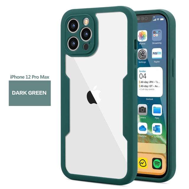 

Чехол для телефона iPhone 13 Mini на iPhone 13 12 11 Pro Max X Xr Xs 7 8 Plus, роскошные чехлы с полной защитой на 360 градусов, бампер, задняя крышка iPhone 7 Plus зелёный