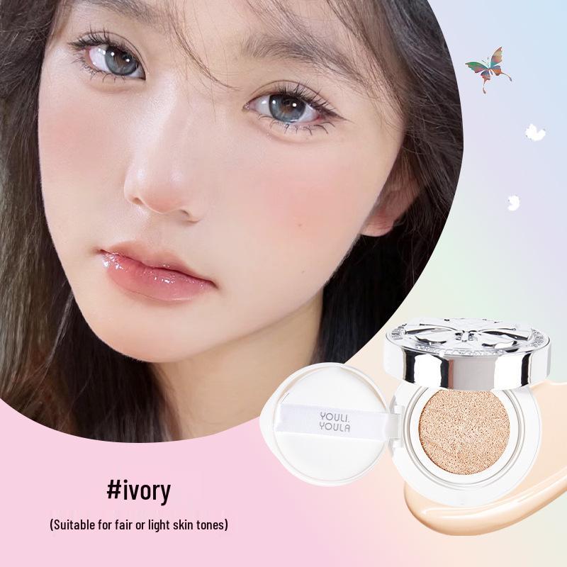 

Юли Юла Увлажняющий консилер BB-крем: Увлажняющий тональный крем Nude с осветляющей формулой-кушоном, который не скатывается