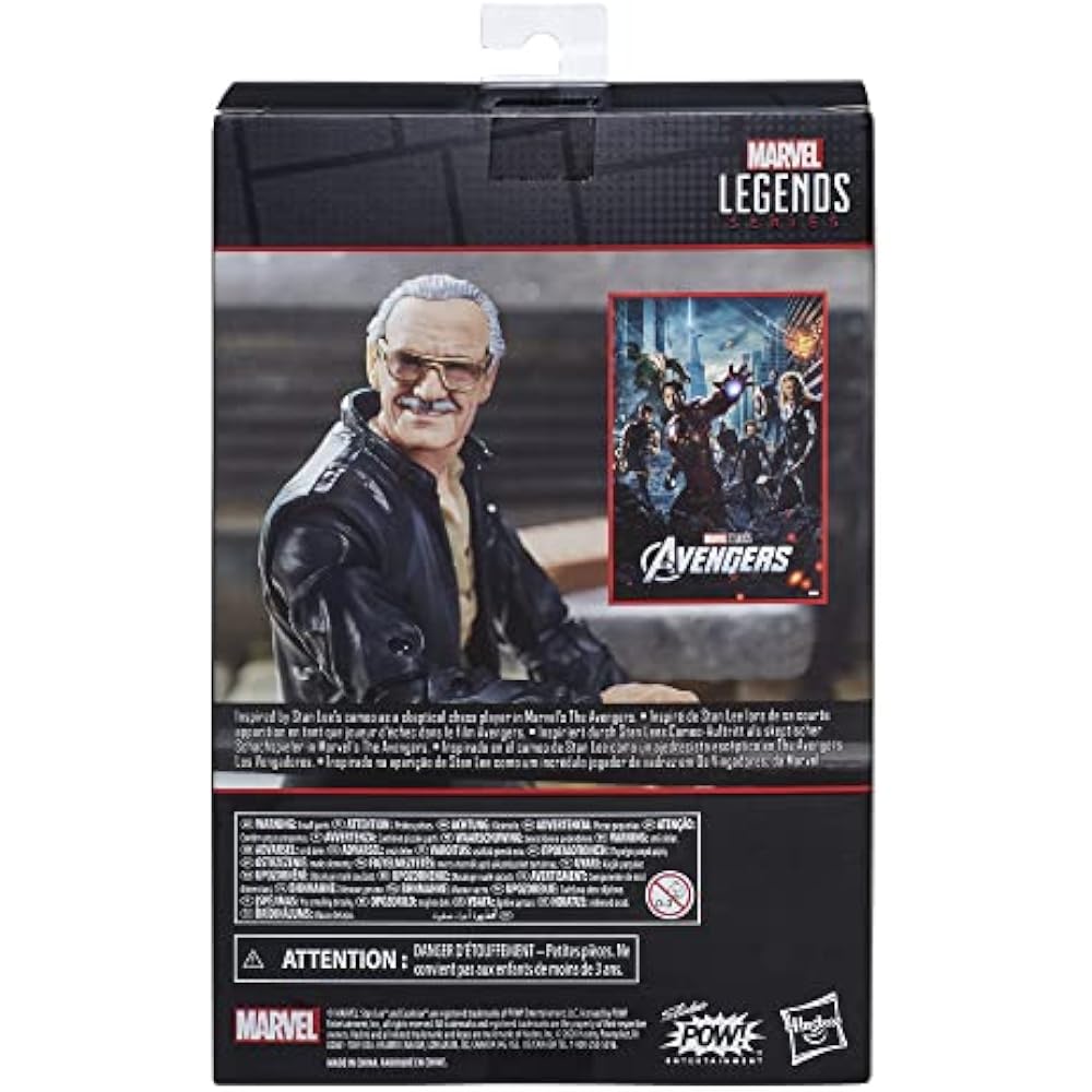 MARVEL Marvel Legends Series Stan Lee 6" Action Figure E9658 Genuine Avengers Cameo