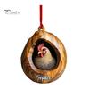 Christmas Animal Ornament Cartoon Forest Animal Hanging Decoration 2D Flat Acrylic Pendant for Christmas Tree Decor