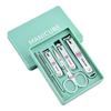 6-Piece Stainless Steel Anti-Splash Nail Clipper Set for Manicure and Pedicure