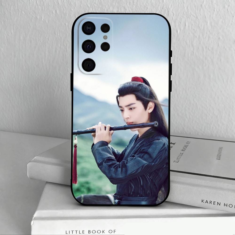 Chinese actors Xiao Zhan Phone Case For Samsung S25,S24,S21,S22,S23,S30,Ultra,S20,Plus,Others Soft Black Cover