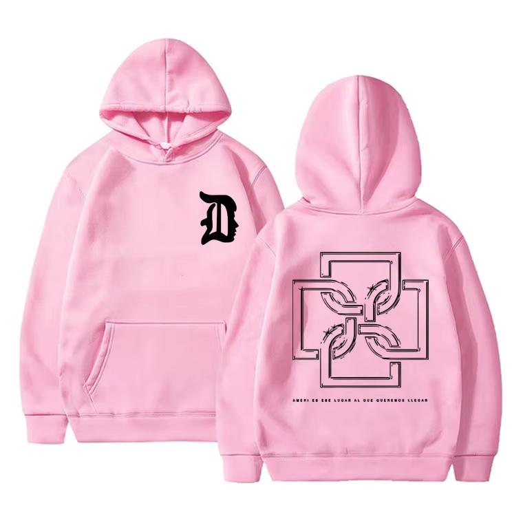Rapper Duki Merch Hoodie Vintage Washed Cotton Pullover Unisex Long Sleeve Fleece Trap Rap Streetwear Top Gift Merch 2026 Retro Hot Sale