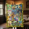 Halloween fantasy comedy adventure cartoon movie Scooby-Doo blanket soft home furnishing nap decoration four seasons warm Sherpa blanket U13