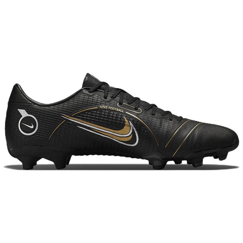 Nike Mercurial Vapor 14 Black Metallic Gold Sneakers DJ2869-007