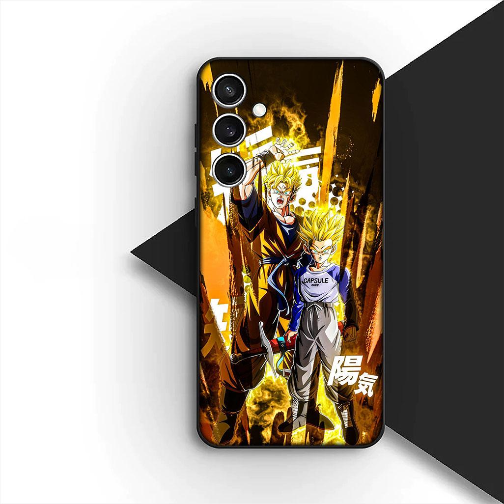 Cover for Samsung Galaxy S24 S25 S23 FE Ultra Plus S7 Edge S25+ S23+ A56 5G Casing Phone Case Torankusu Trunks Dragon Gokus Ball Galaxy S7 edge