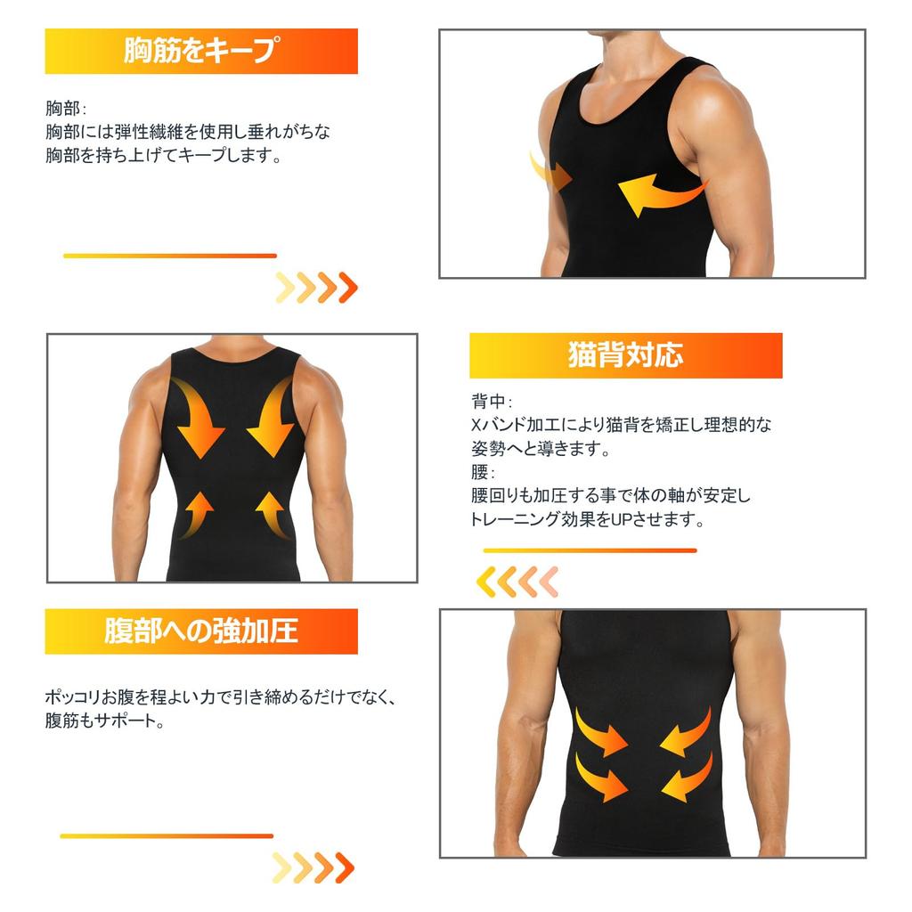 Compression Shirt for Training Compression Tank Muscle XL [Arjen Kroos] Men, Wear, Compression, Sports, Innerwear, Top, Sleeveless, Running,