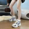 Women High Top Cotton Shoes 2026 Winter New Plush Thicken Platform Sneakers Outdoor Non Slip Lace Up Height Increase Warm Shoes