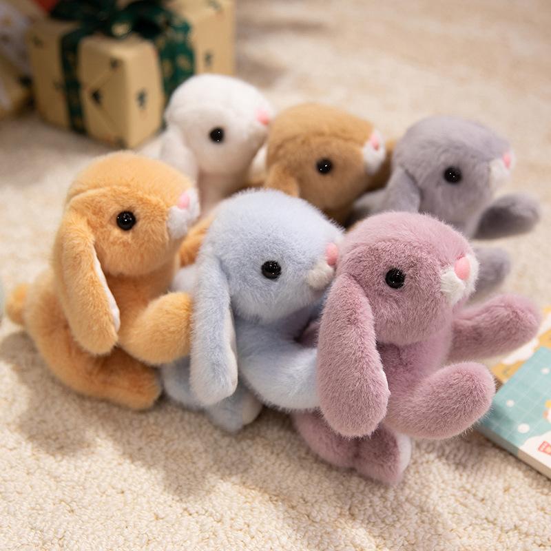 Cute Cute Fragrant Long-Eared Rabbit Doll Plush Toy Lying Down Little White Rabbit Doll Children Soothing Cloth Doll