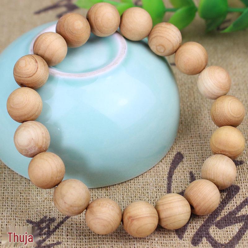 Sandalwood 10MM Single Loop Bracelets - Unisex Buddhist Beads Rosary Jewelry