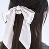 POSTLUDE S SATIN RIBBON Scrunchie (LIGHT GREY)