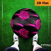 Black Neon Pink Size Soccer Ball High Elasticity Match Universal Unique Gift Magenta Fluid Swirl Soccer Ball Suitable For Both Training And Competitio