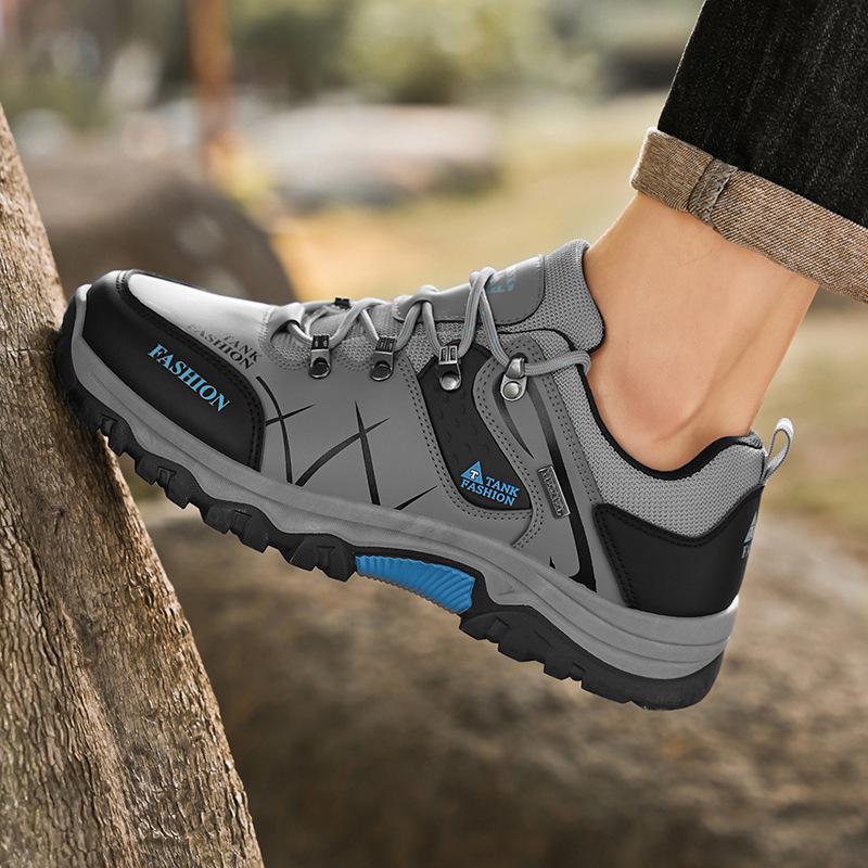 Men's Spring Work & Hiking Shoes - Breathable, Non-slip, Wear-resistant, Safety & Casual Footwear