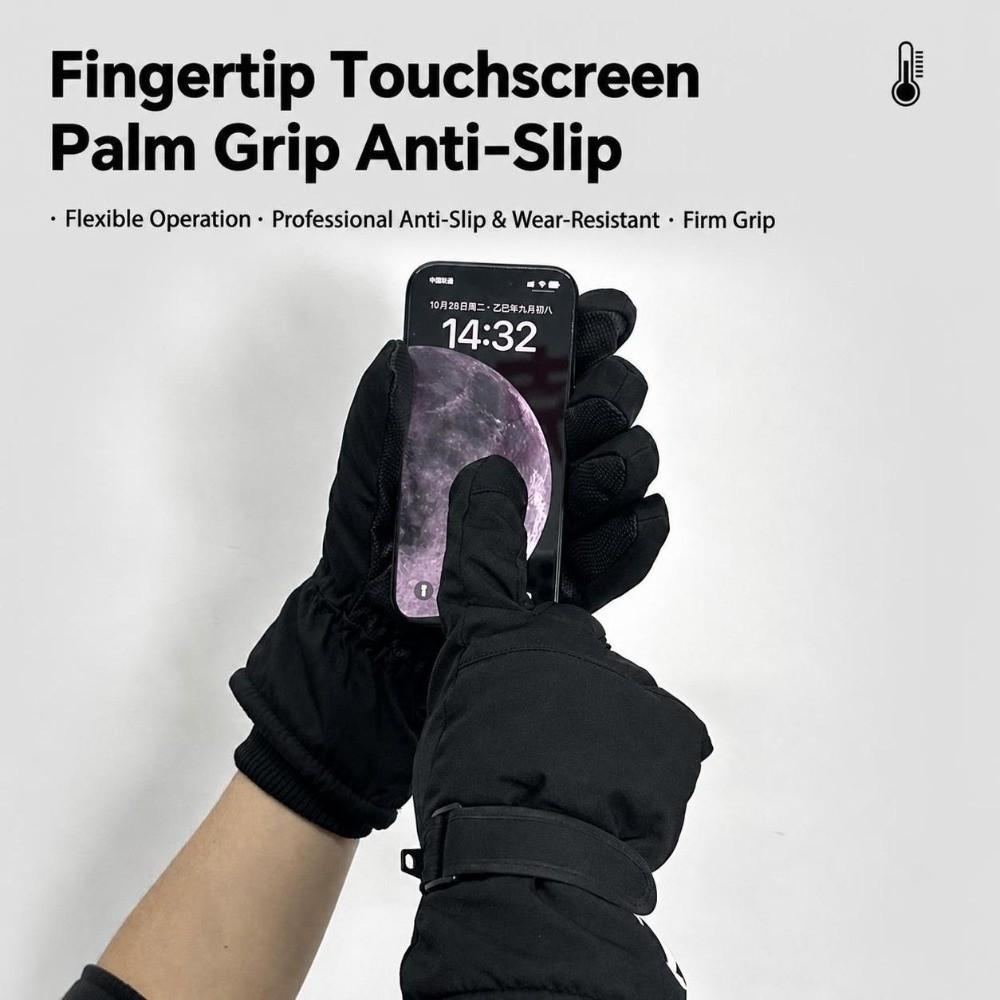 Keep Warm Skiing Gloves Windproof Snow Gloves Universal Outdoor Cycling gloves  for Men Women