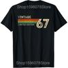 Vintage Original Born In 1967 Classic 59th Birthday TShirt Fashion T Shirts Cotton Short Sleeve Oversized Loose Tshirt Tops