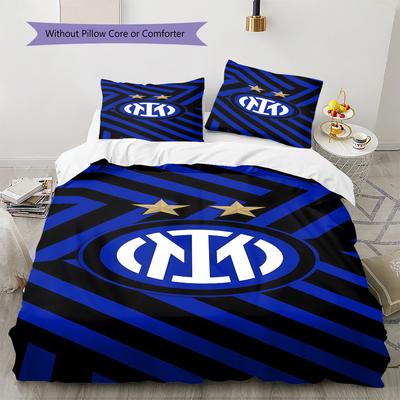 FCIM Logo  Pattern Bedding Quilt Set Quilt Cover Pillowcase Home Decoration Birthday Gift (1 * Duvet Cover + 2 * Pillowcase, Without Core)