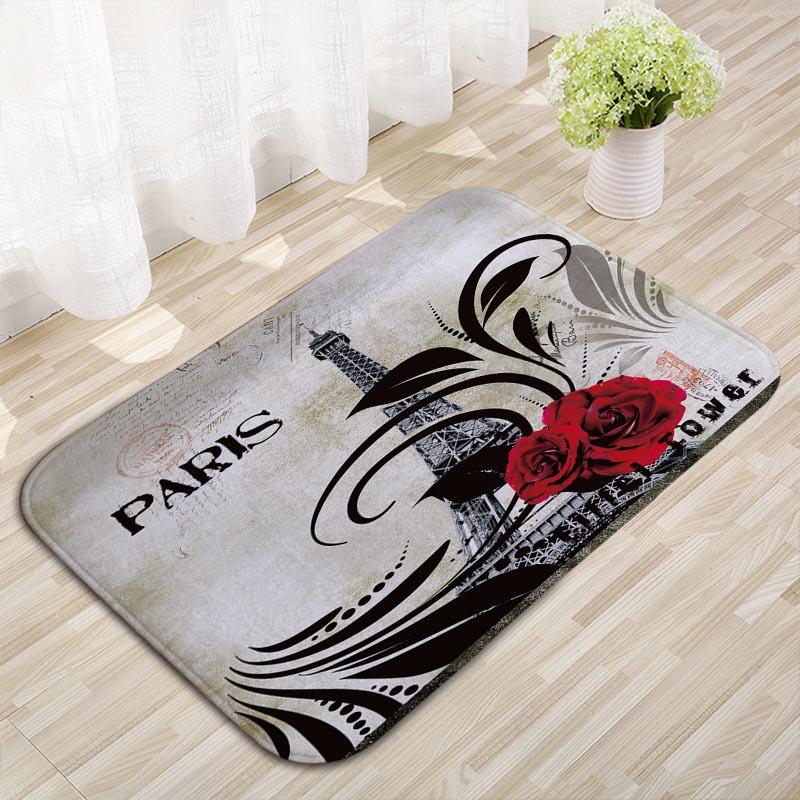 Building Tower Kitchen Floor Mat Bedroom Non-slip Carpet Household Door Mat Entry Floor