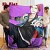 hypnosismic 2D Flat Pattern Flannel Blanket High quality All Seasons Warmth and Comfort Perfect for Christmas Gifts.NMT0928085