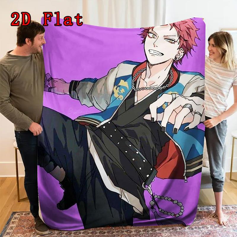 hypnosismic 2D Flat Pattern Flannel Blanket High quality All Seasons Warmth and Comfort Perfect for Christmas Gifts.NMT0928085