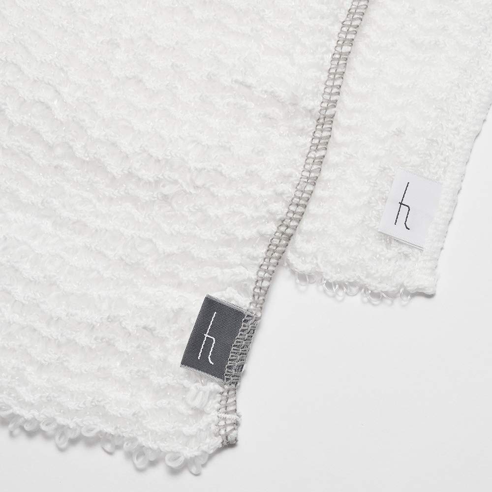 H Concept H Tag Body Wash Towel White 70 X 22 Cm DH-020-WH