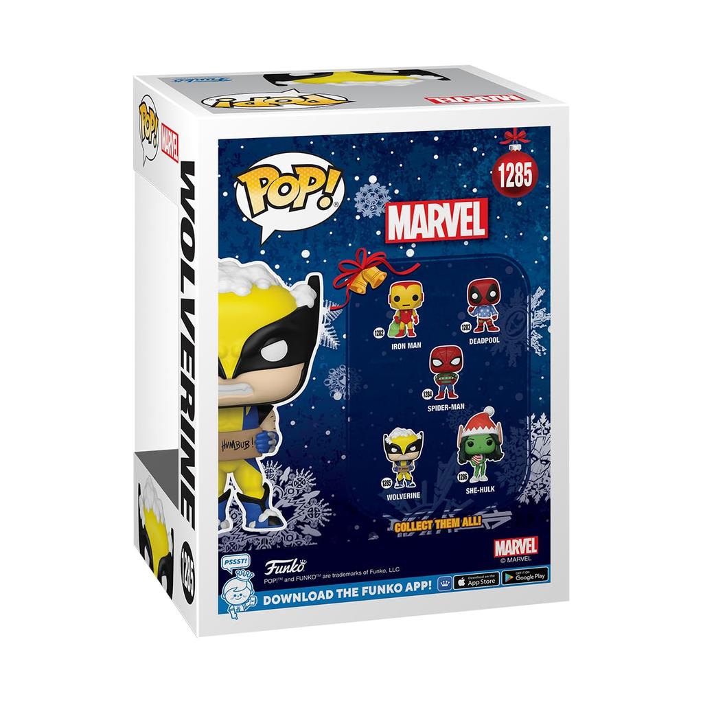 Boneco Marvel Wolverine Holiday Funko Marvel Funko Pop!