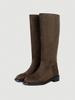 Komorebi Museum 2 Colors_Handmade Classic Wide Long Boots Suede Ver. I Km011-S