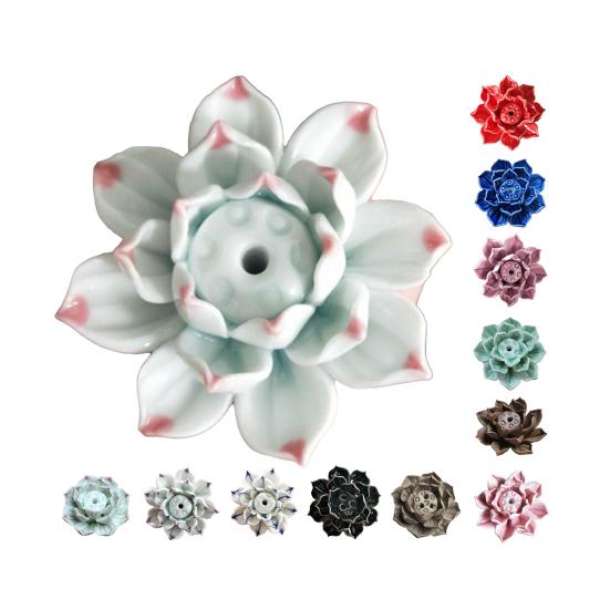 Tvar lotosu Robustní Kompaktní Kulatý Lotos Lichořeřišnice Kadidelnice na tyčinky