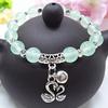Red Agate Crystal Beaded Bracelet for Women - Handcrafted Couple Jewelry
