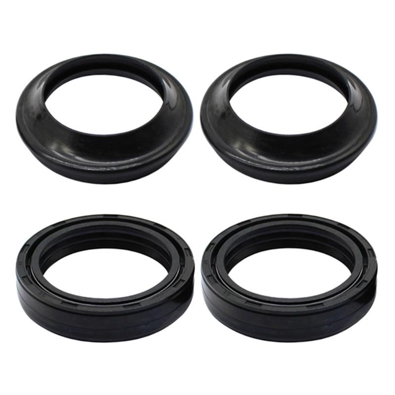 Tool Free Installation Motorcycle Front Fork Oil Seal Set with Spring Loaded Lip and Dust Guard For 125-250cc Various Models