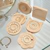 DIY Wooden Beading Design Board Suitable For Jewelry Making Bracelets Necklace Craft Tray Practical Display Bangle Handmade Tool