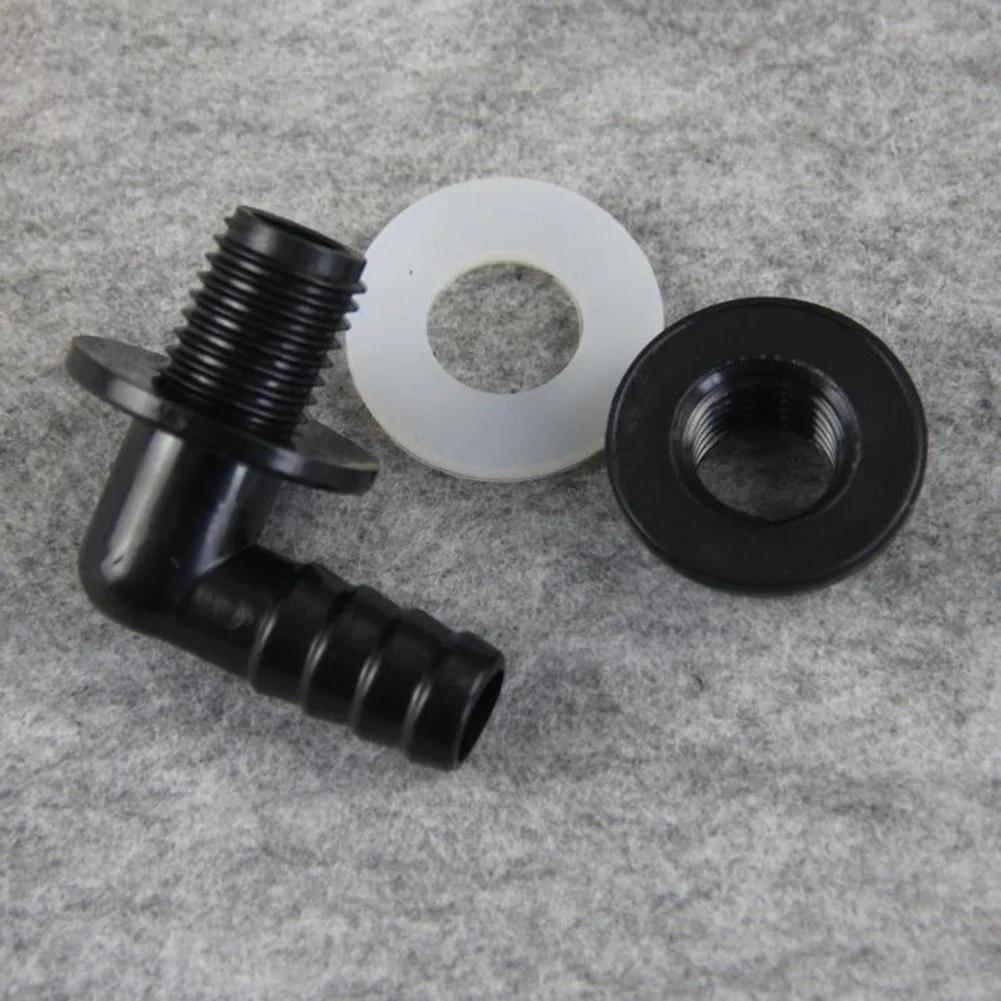 3/8" To 14mm Elbow Connector Hose Nozzle For Water Tank Fish Tank Hose Joints Aquatic Pet Irrigation Water Pipe Drain Connectors