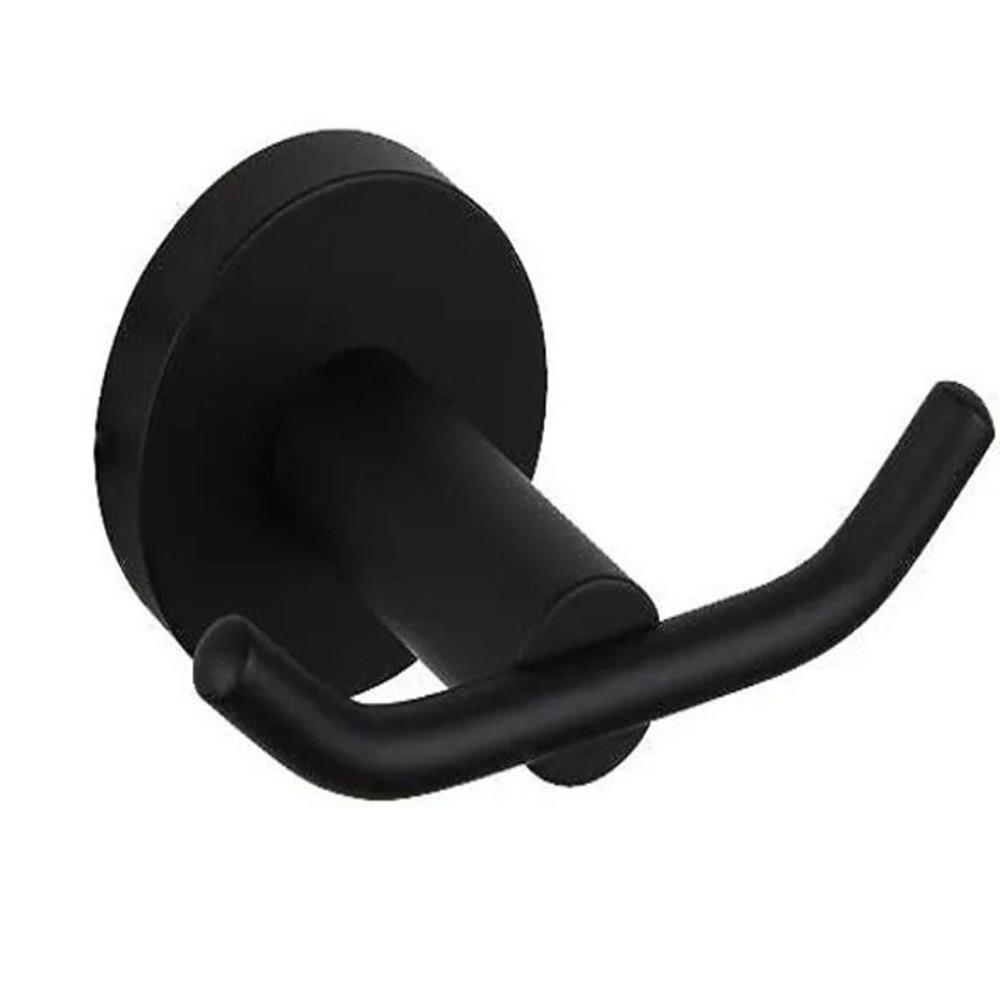 1/2Pcs Hardware Towel Robe Holder Dual Hooks Coat Rack Heavy Duty Door Hanger  Clothes