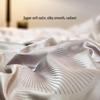 LUOLAI Home Textiles European Jacquard Cotton 4-Piece Bedding Set