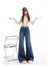 Women's American Retro High-Waist Micro-Flare Jeans - Slimming Style for Spring/Autumn 2026