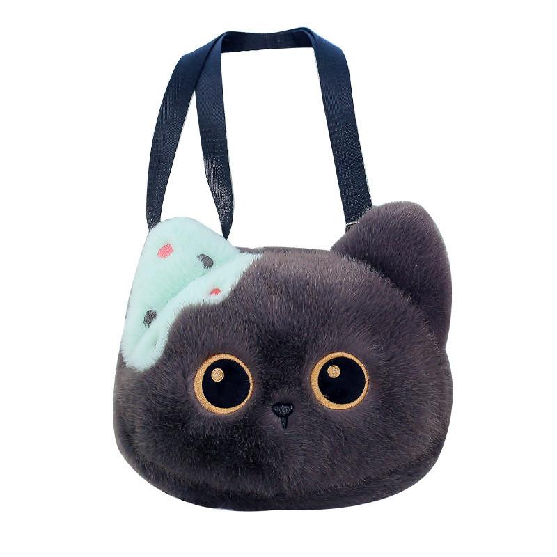 Multi Love Plush Cat Doll Backpack With Large Capacity For Kids And Students