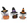3Pcs/Set Creative Halloween Tiered Tray Decorations Cartoon Halloween Ghost Decor  Desk Decor