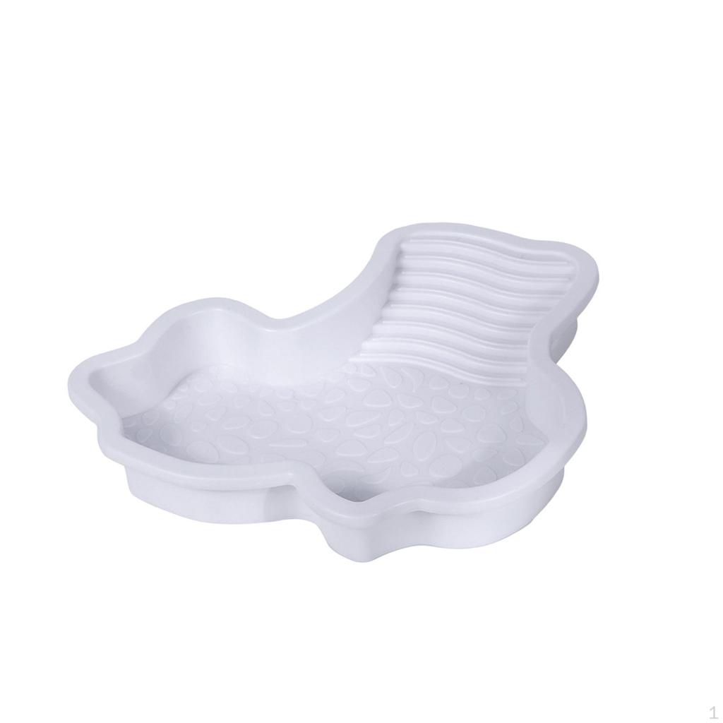 Aquarium Ornament for Reptiles with Bathing Area and Feeding Dish