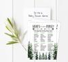 Inkdotpot 50 BabyA  AlphabetA  ABCA  GameA  Greenery Baby Shower Game Greatest Adventure Party
