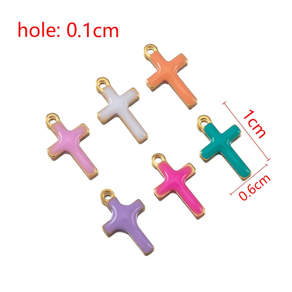20pcs Stainless Steel Colorful Enamel Fish Charms Pendant Base DIY Ocean Necklace Earrings Jewelry Making Accessories Findings 20pcs Random color