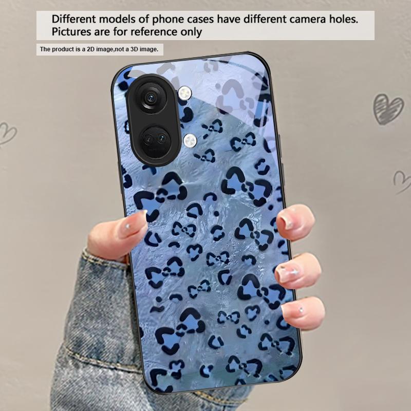 Abstract Leopard Print For OnePlus Ace 2 3 2V 5 Pro Nord CE 2T 2 3 Lite N20 N30 6 7T 8 8T 9 10 Pro 11R 12R 13R Glass Phone Case