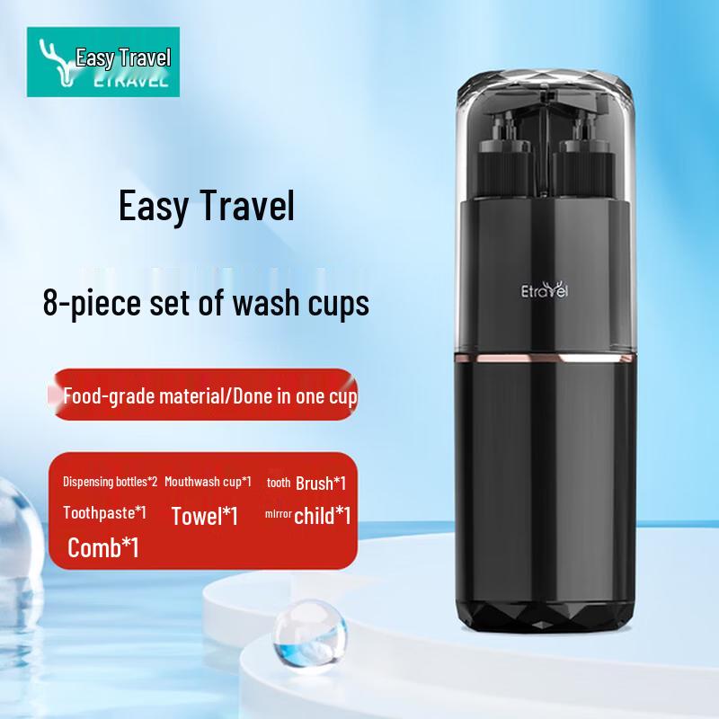 Etravel Portable 8-Piece Travel Toiletry Set