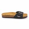 Plain Logo Flat Mules Man