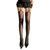 Lace Fishnet Thigh High Stockings Patterned Suspender Tights for Women Garter Belt Pantyhose Tights Fishnets Hosiery