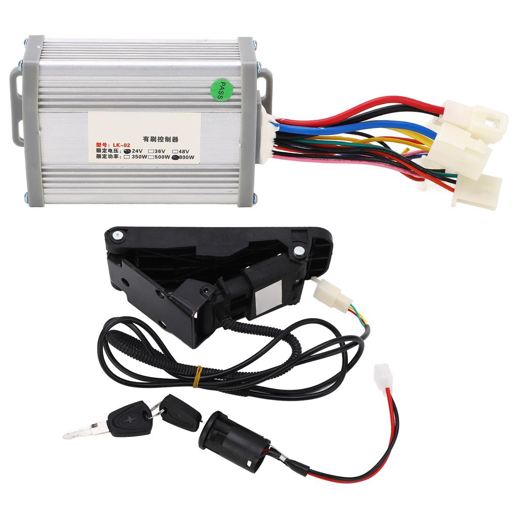 24V 800W Elektrický ovládač trojkolky Súprava pedálového akcelerátora Súprava pre prestavbu bicykla na lítiovú batériu