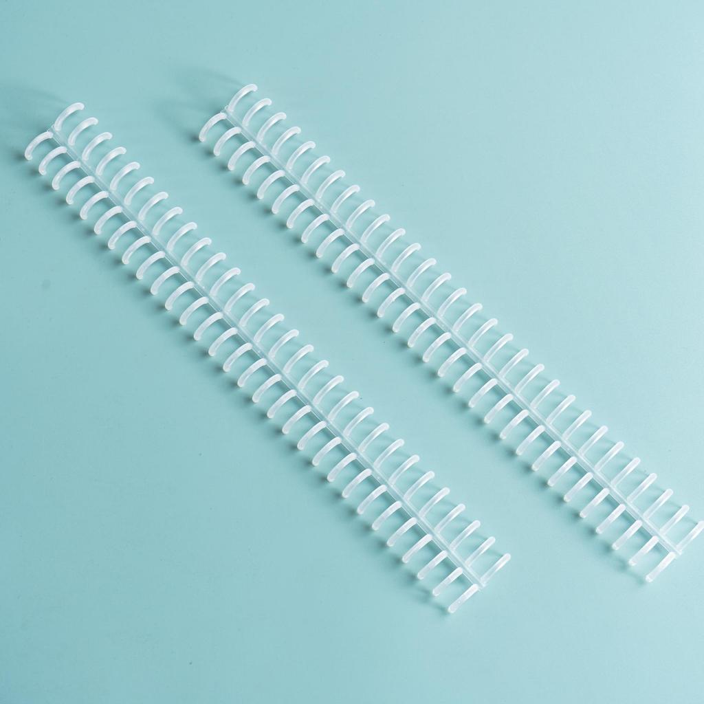 A4/A5 Loose-Leaf 30-Hole Plastic Coil Binding Rings with Removable Clip