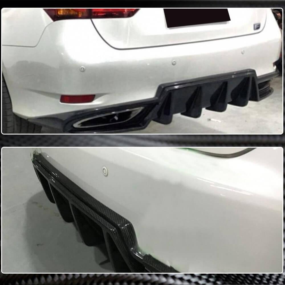 Rear Bumper Diffuser (for F-Sport 2011-2015, Carbon) for Lexus GS